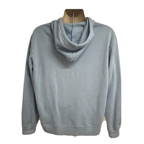 Pink Floyd Dark Side Of Moon Blue Graphic Hoodie Pullover Sweatshirt XL Pocket - Picture 4 of 7